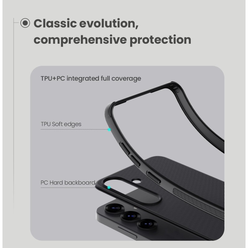 Nillkin Super Frosted PRE Magnetic Zadný Kryt pre Samsung Galaxy S25 Black