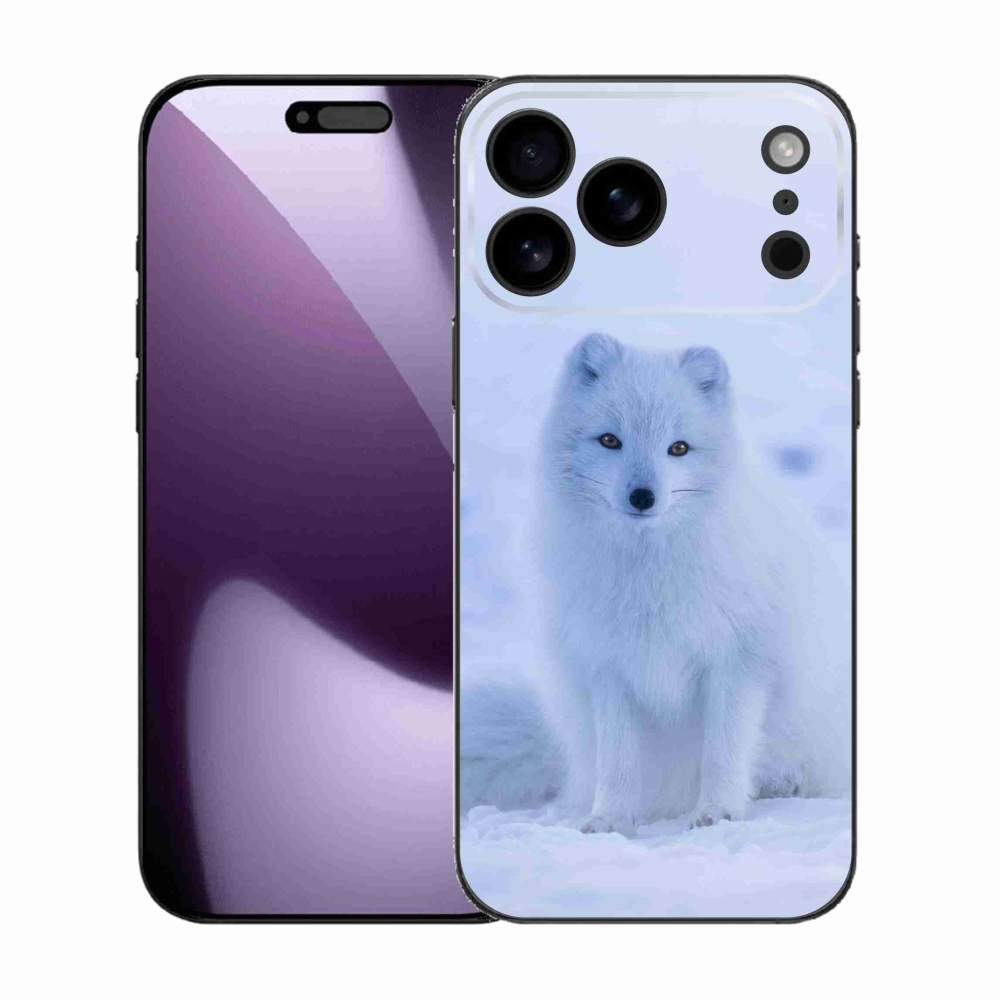 Gélový kryt mmCase na iPhone 17 Pro Max - polárna líška