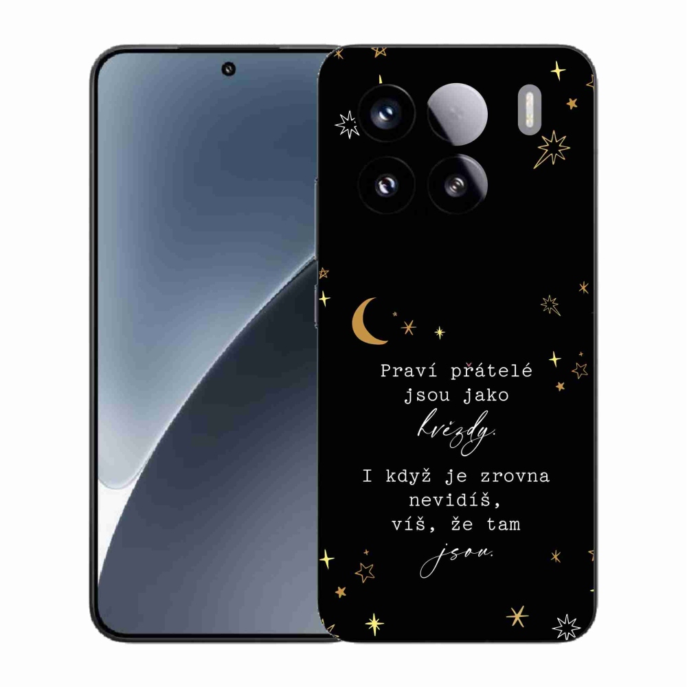 Gélový kryt mmCase na Xiaomi 15 - citát 6 čierne pozadie