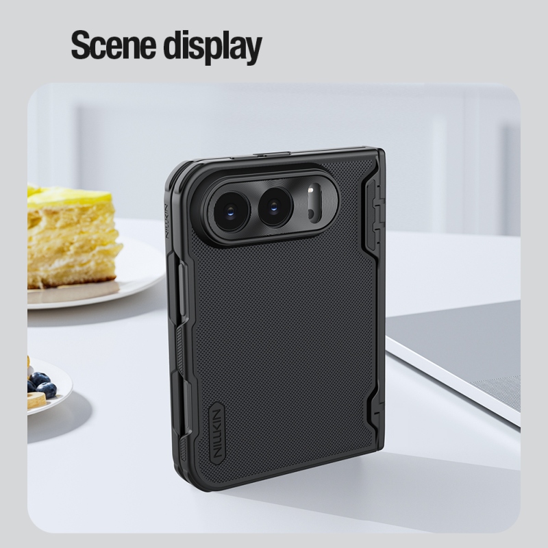 Nillkin Super Frosted FOLD Magnetic zadný kryt pre Apple iPhone Duo Black