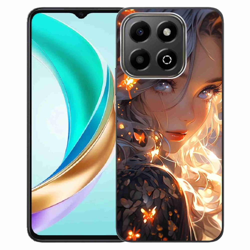 Gélový kryt mmCase na Honor X6b - dievča a motýle