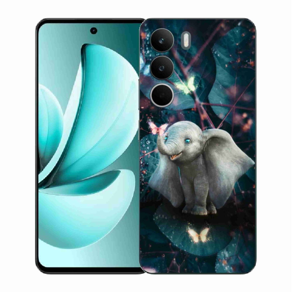 Gélový kryt mmCase na Realme C71 - roztomilý slon