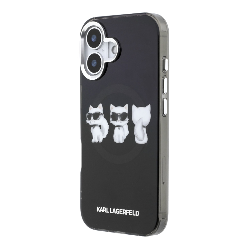 Karl Lagerfeld IML Choupette Trio Watercolor MagSafe zadný kryt pre iPhone 17