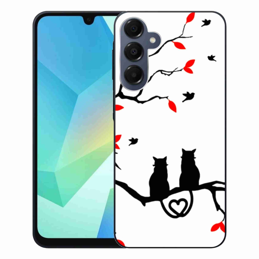Gélový kryt mmCase na Samsung Galaxy A16 4G/5G - mačacia láska