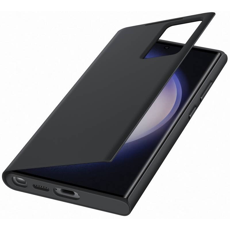 EF-ZS918CBE Samsung Clear View Puzdro pre Galaxy S23 Ultra Black