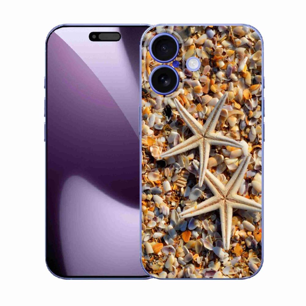 Gélový kryt mmCase na iPhone 17 - morské hviezdice