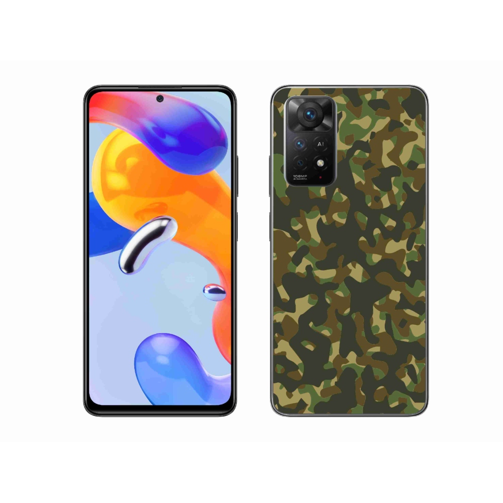Gélový kryt mmCase na Xiaomi Redmi Note 11 Pro 4G/5G - maskáčový vzor 1