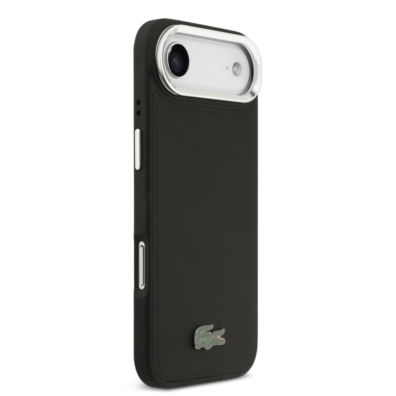Lacoste Iconic Petit Pique Camera Stand MagSafe Zadný Kryt pre iPhone Air Black