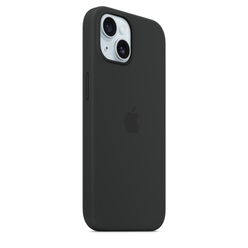 MXPD3ZM/A Apple Silikónový Kryt vr. Magsafe pre iPhone 15 Black
