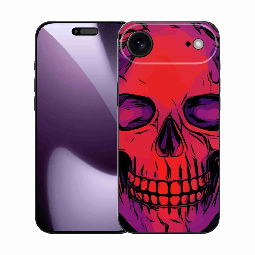 Gélový kryt mmCase na iPhone 17 Air - lebka