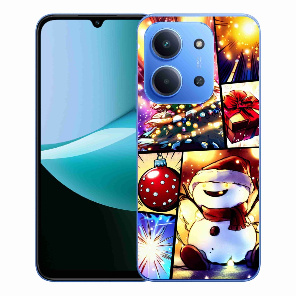 Gélový kryt mmCase na Xiaomi Redmi 15C 4G/5G (173mm) - vianočné motívy 1