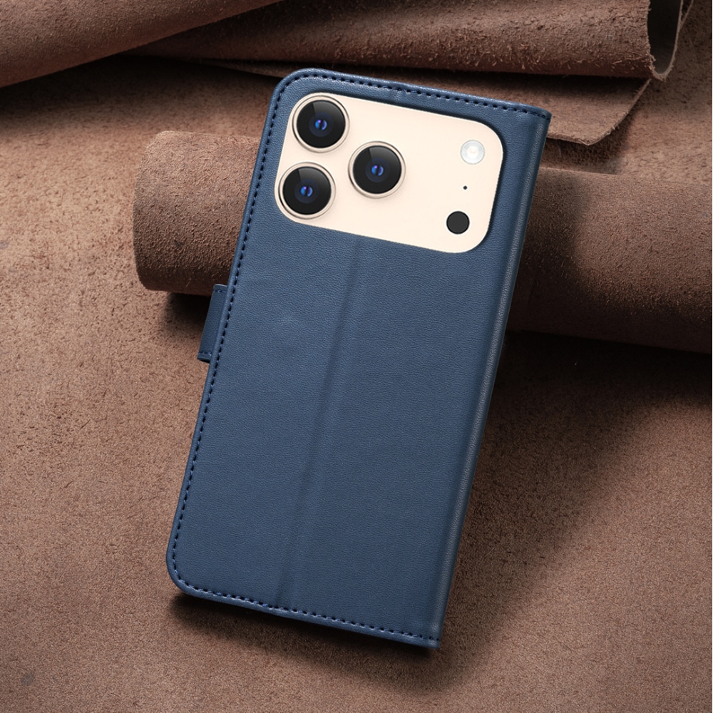 Clover knižkové púzdro na iPhone 17 Pro Max - modré