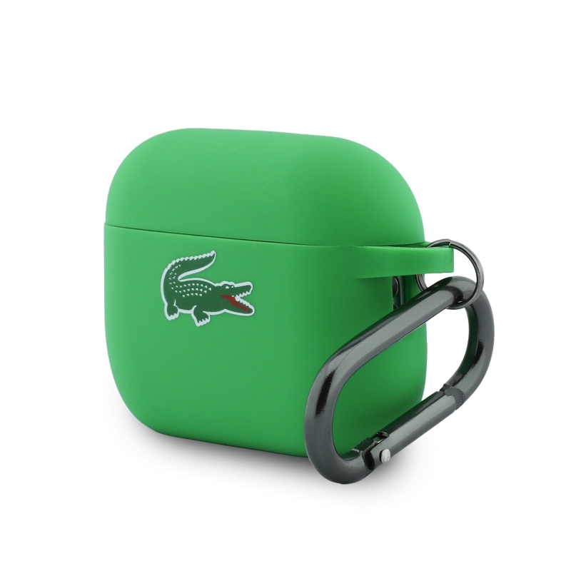 Lacoste Liquid Silicone Croc Logo Case pre AirPods Pro 3 Green