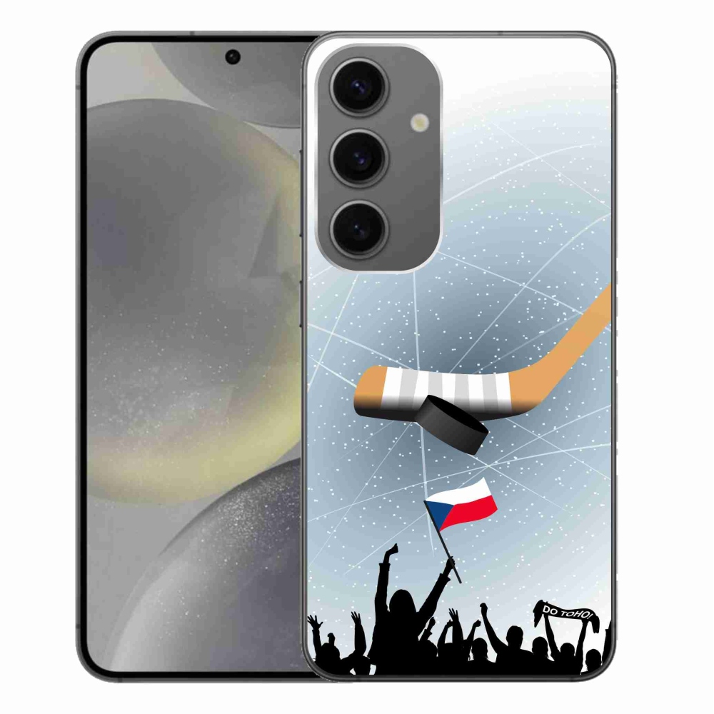 Gélový kryt mmCase na Samsung Galaxy S24+ - fanúšikovia hokeja