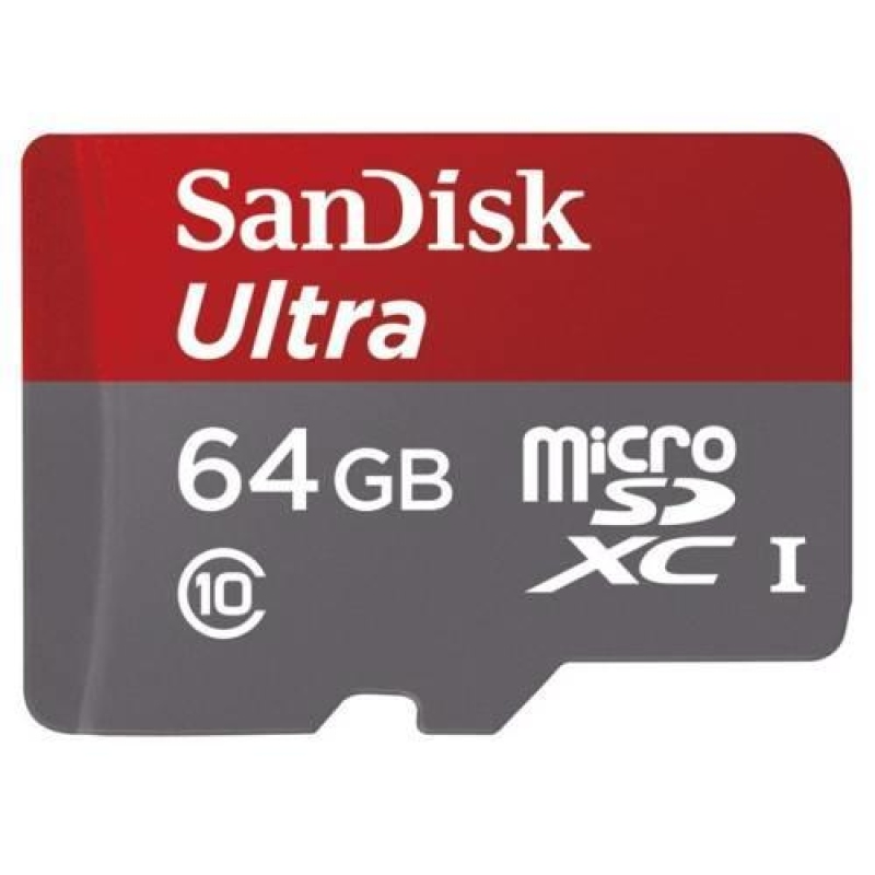 Vysokorýchlostná pamäťová karta SanDisk Ultra microSDXC 64 GB 100 MB/s Class 10 UHS-I, Android vrátane SD adaptéra