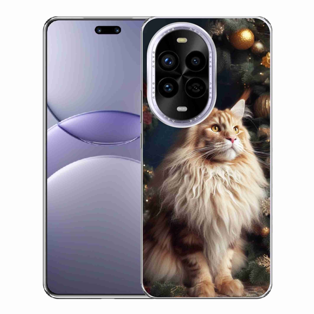 Gélový kryt mmCase na Huawei Nova 13 Pro 5G - mačka pri stromčeku