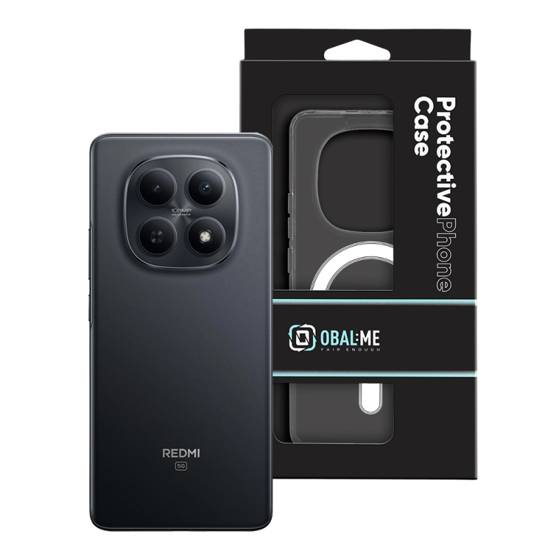 OBAL:ME MagNetix Crystal – puzdro pre Xiaomi Redmi Note 15 4G/5G, priehľadné