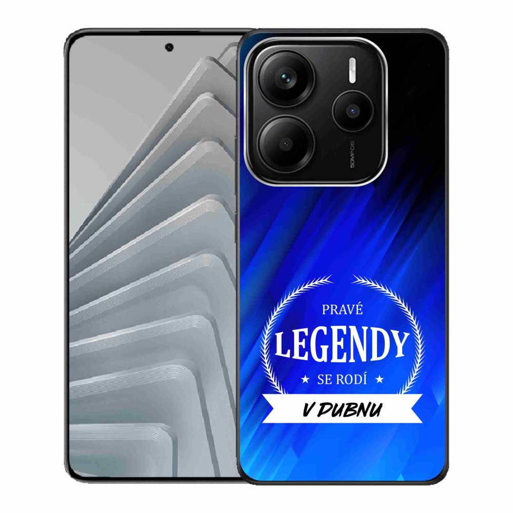 Gélový kryt mmCase na Xiaomi Redmi Note 14 5G - legendy v apríli modré pozadie