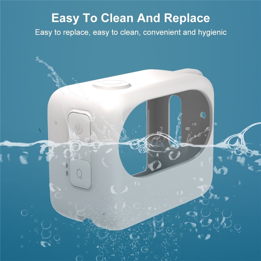 Silikónový ochranný obal PULUZ pre nabíjacie puzdro Insta360 GO 3 / GO 3S – biely