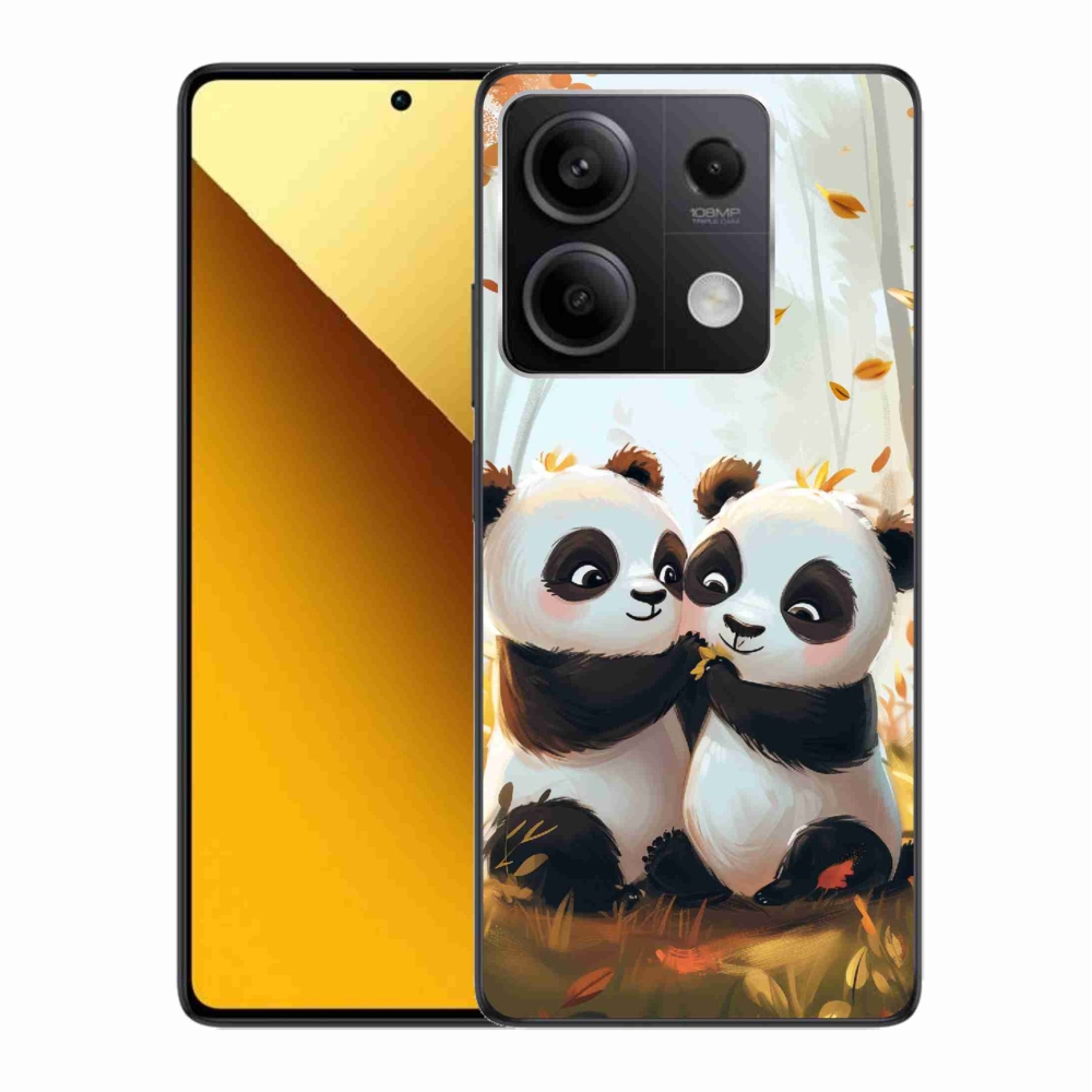 Gélový kryt mmCase na Xiaomi Redmi Note 13 5G - pandy