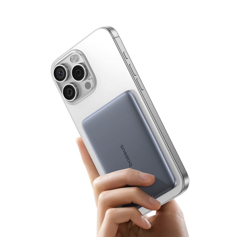 Baseus PicoGo AM41 20W magnetická powerbanka 5000mAh Nebula Pink