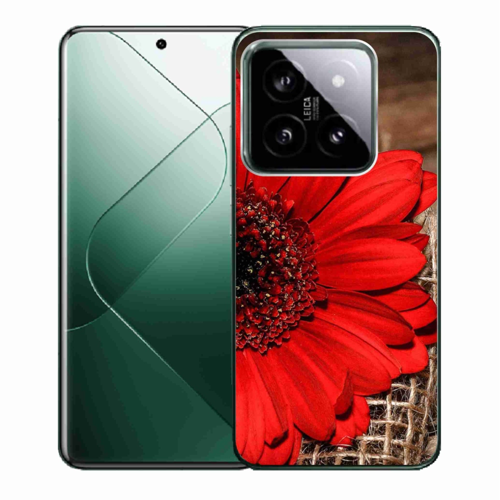 Gélový kryt mmCase na Xiaomi 14 - gerbera