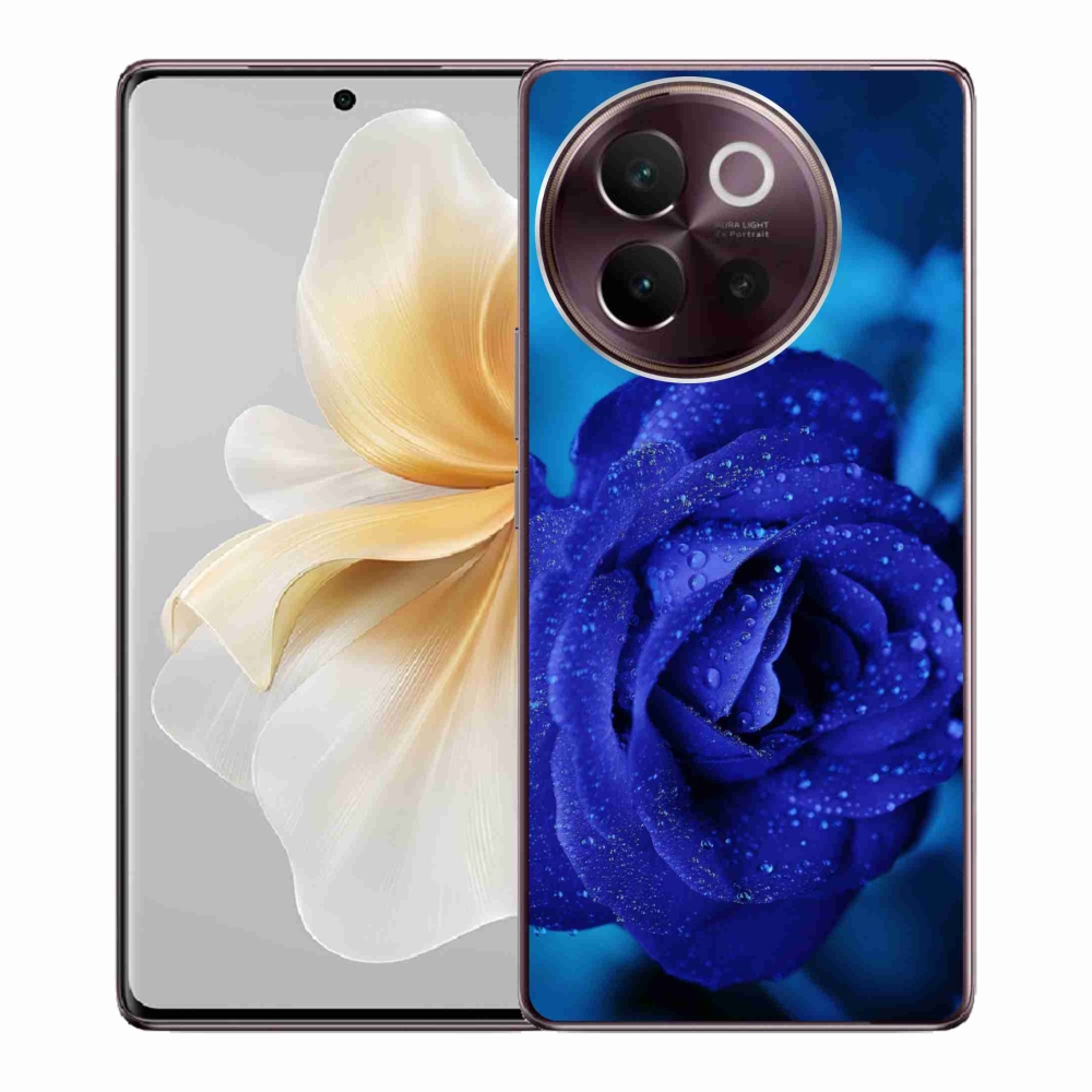 Gélový obal mmCase na Vivo V40 Lite 5G - modrá ruža