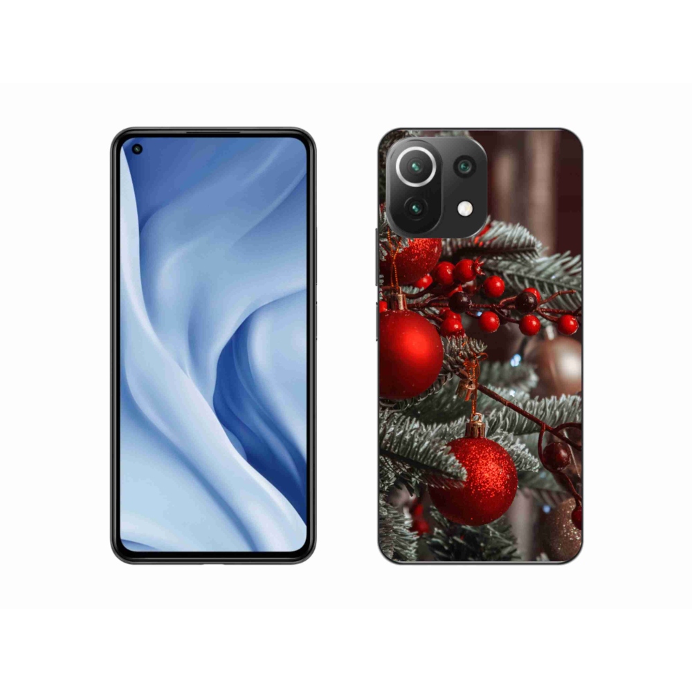 Gélový kryt mmCase na Xiaomi 11 Lite 5G NE - vianočné ozdoby 2