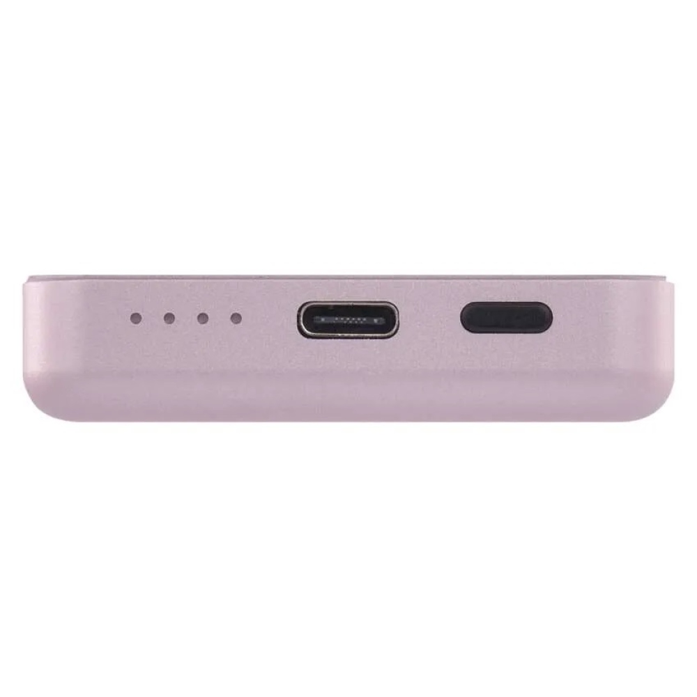 Powerbanka EMOS WI 522, 5 000 mAh, 20 W+Wireless - lososová