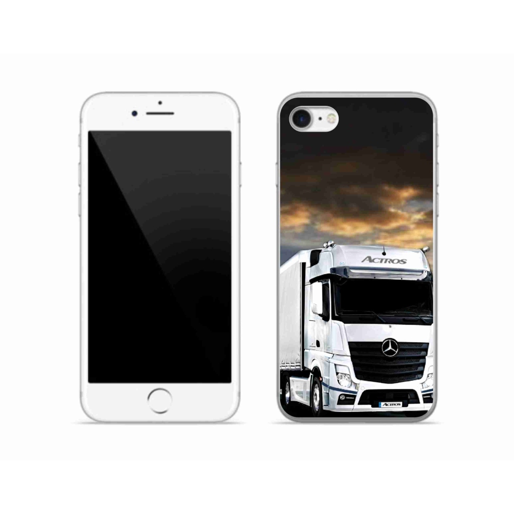 Gélový kryt mmCase na iPhone SE (2020) - kamión