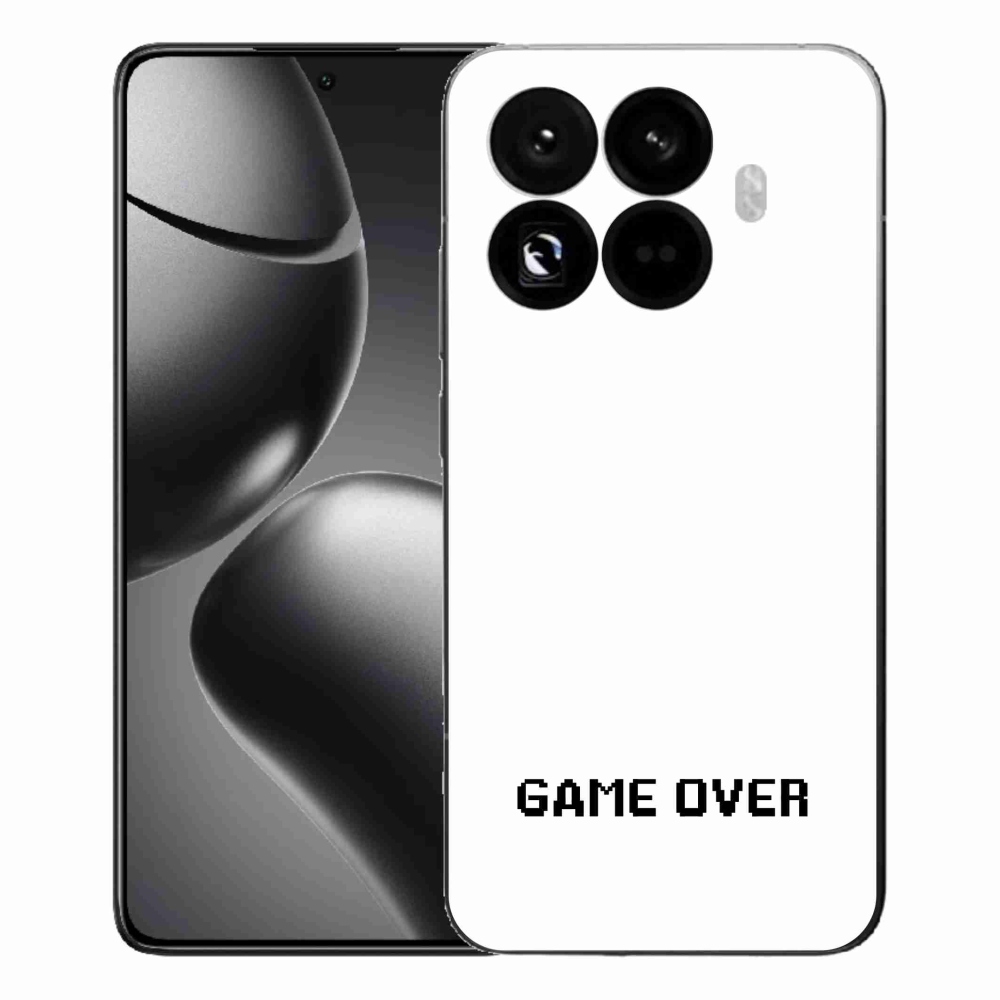 Gélový kryt mmCase na Xiaomi 15T Pro - game over biele pozadie