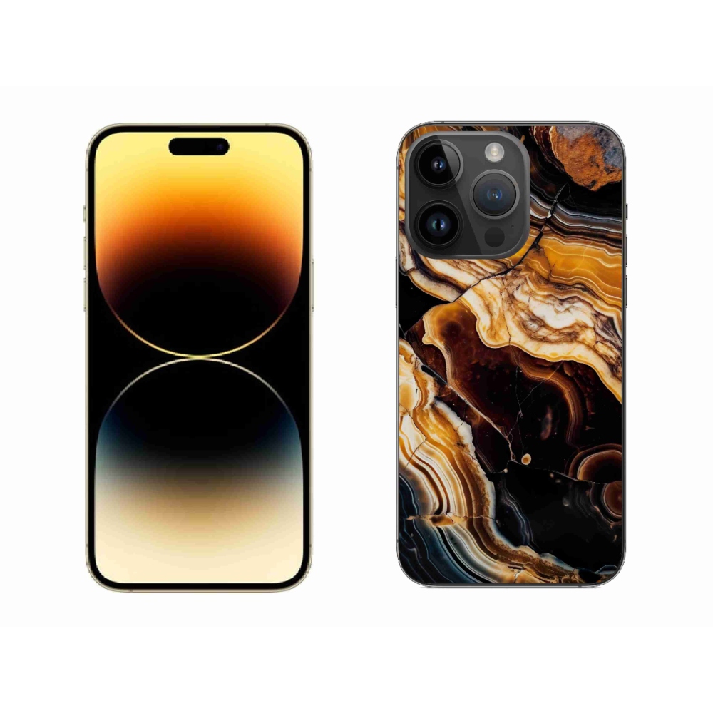 Gélový kryt mmCase na iPhone 14 Pro Max - abstraktný motív 26