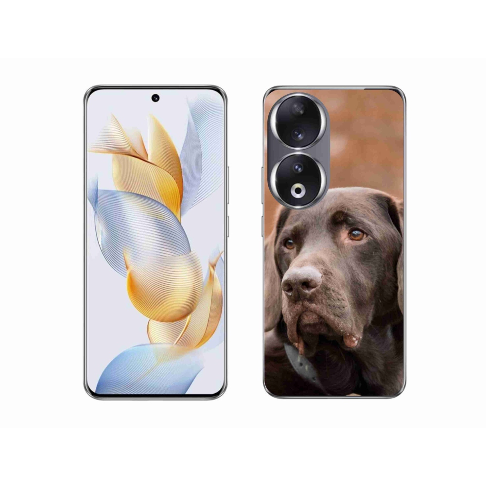 Gélový obal mmCase na Honor 90 - hnedý labrador