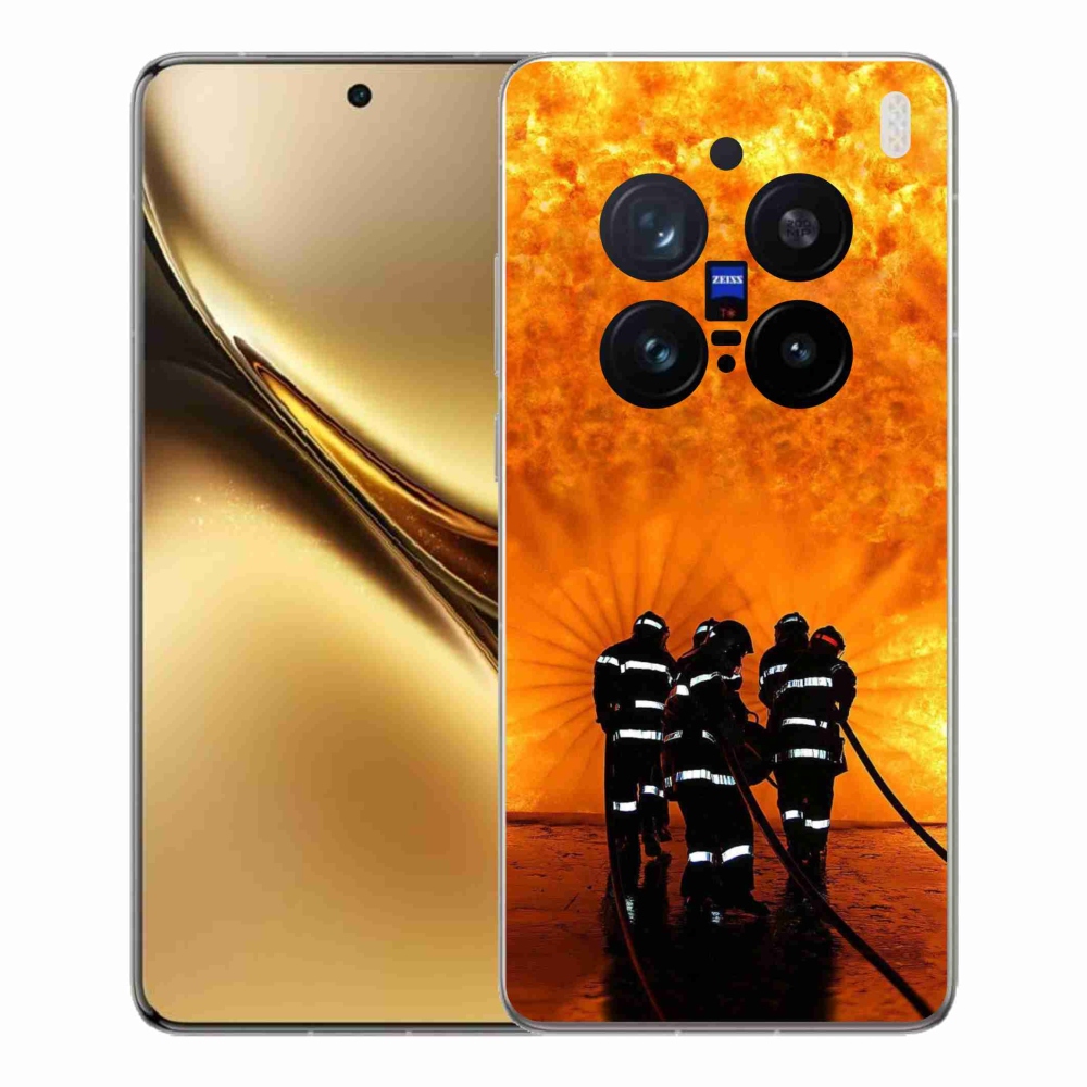 Gélový kryt mmCase na Vivo X200 Pro 5G - požiar