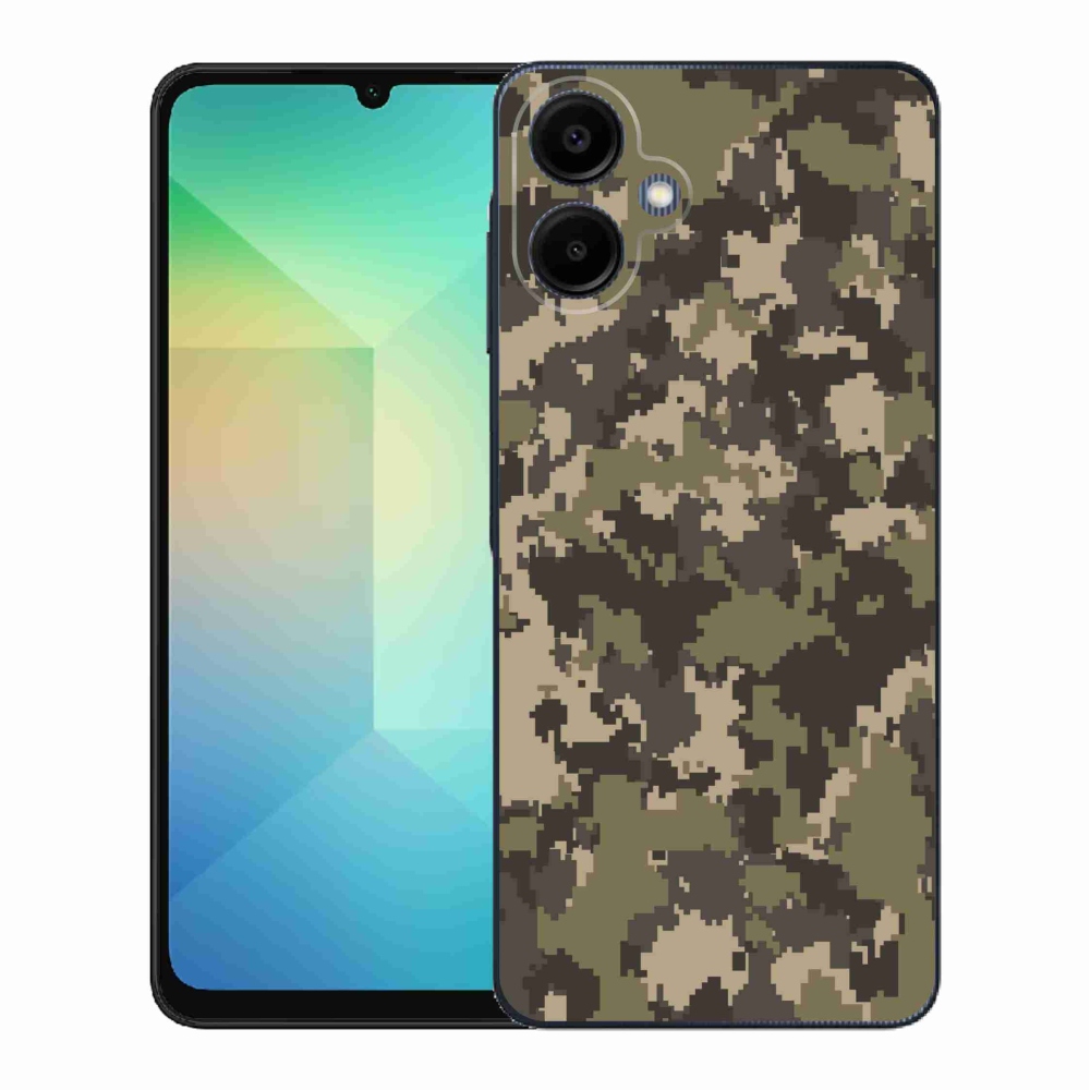 Gélový kryt mmCase na Samsung Galaxy A06 4G - maskáčový vzor 12