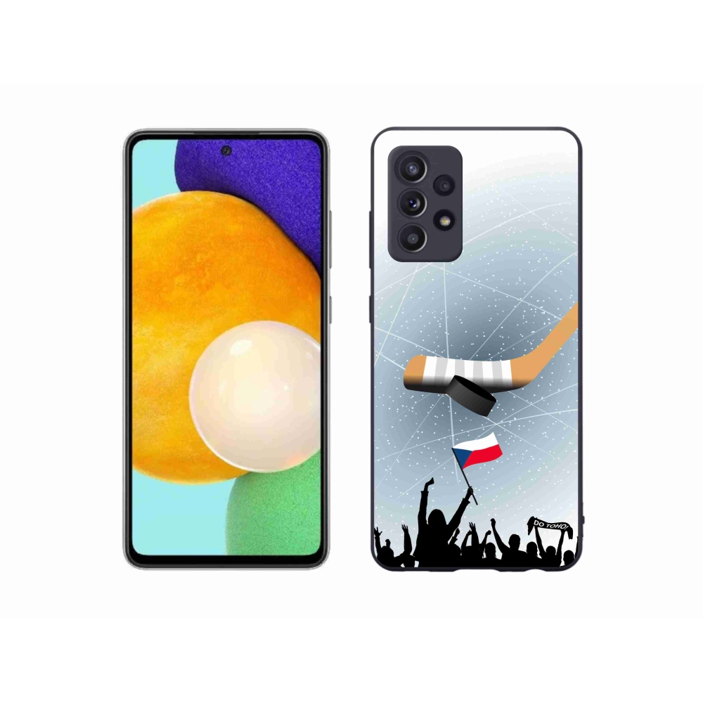Gélový kryt mmCase na Samsung Galaxy A52s 5G - fanúšikovia hokeja