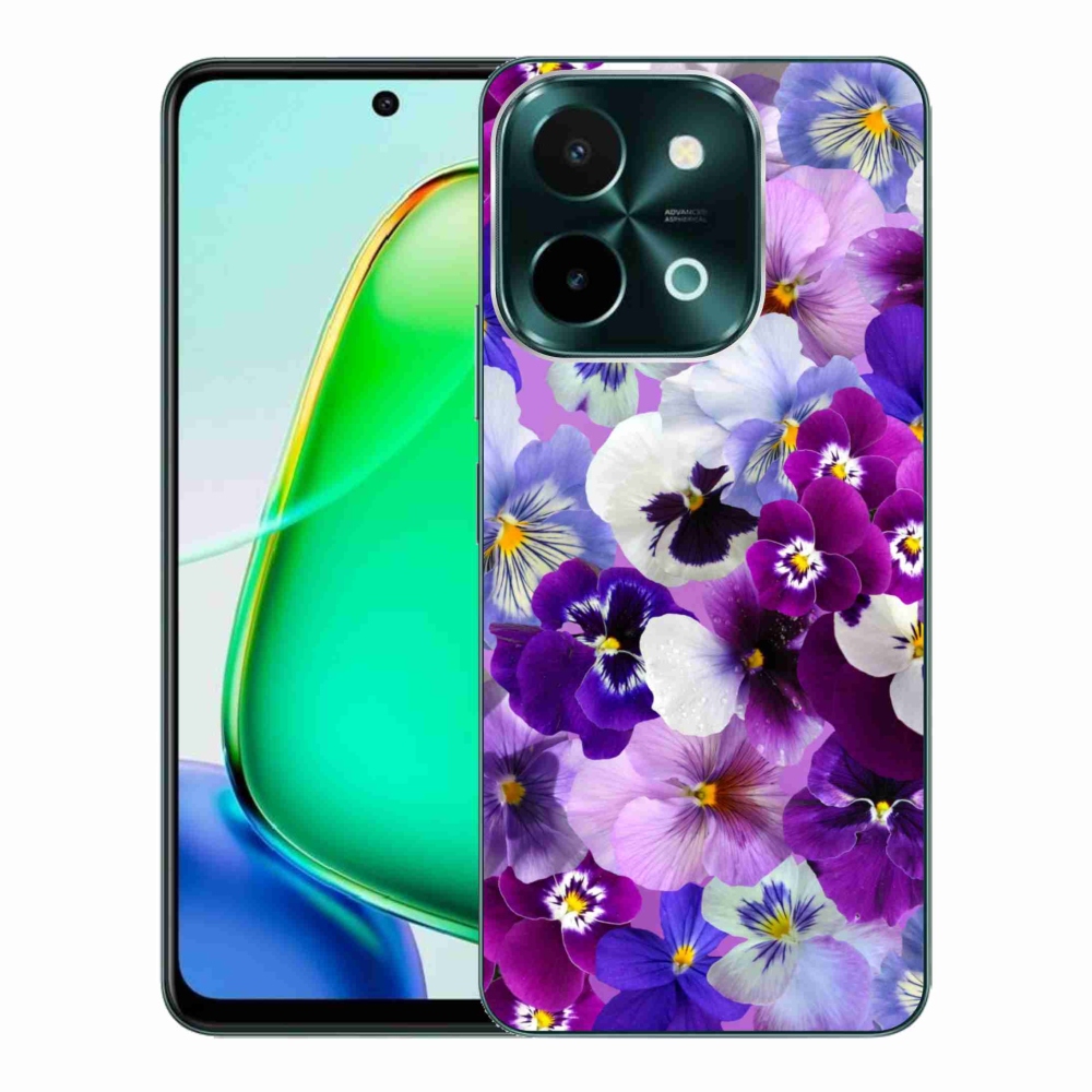Gélový kryt mmCase na Vivo Y28 - kvety 9