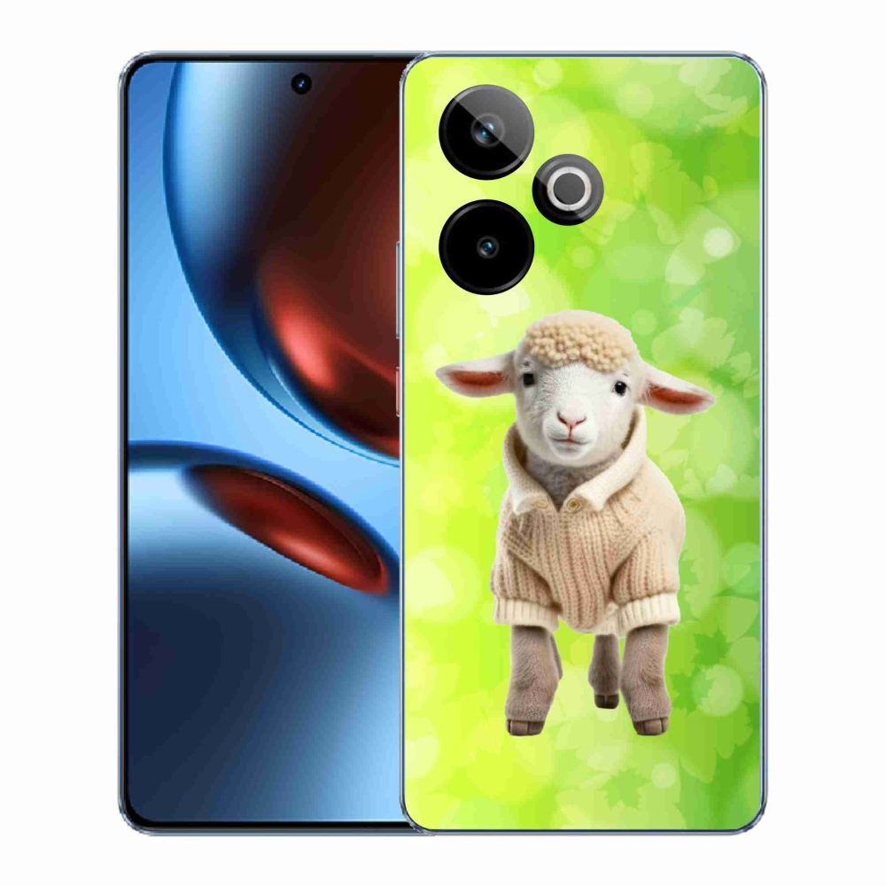 Gélový kryt mmCase na Realme GT 7 5G/GT 7T 5G - jahňa vo svetri