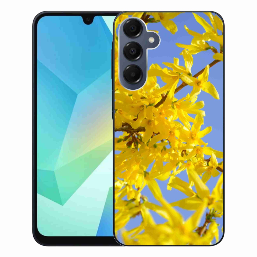 Gélový kryt mmCase na Samsung Galaxy A16 4G/5G - žlté kvety