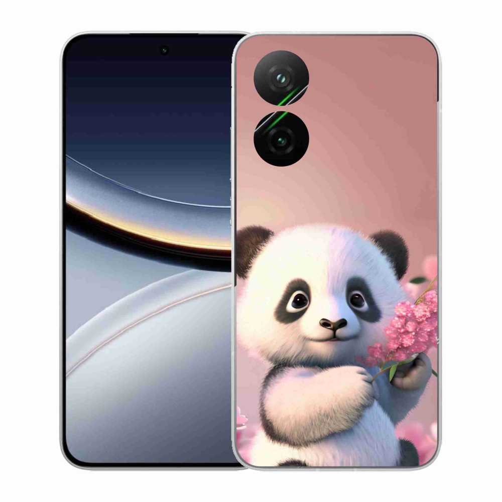 Gélový kryt mmCase na Xiaomi Poco F7 5G - roztomilá panda