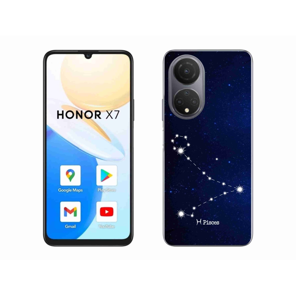 Gélový kryt mmCase na Honor X7 - súhvezdie Ryby