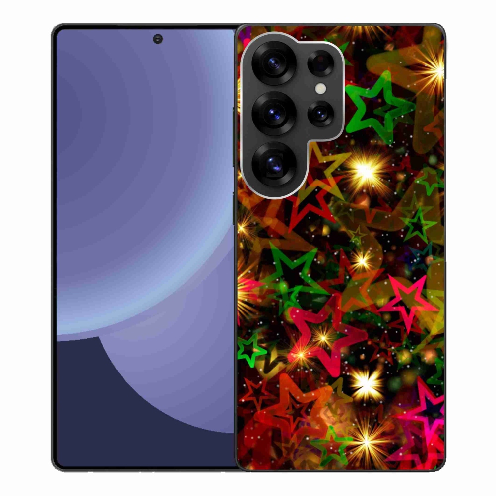Gélový kryt mmCase na Samsung Galaxy S25 Ultra - farebné hviezdičky