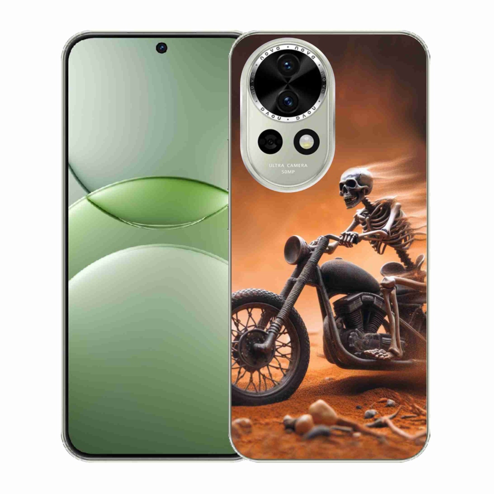 Gélový kryt mmCase na Huawei Nova 13 5G - kostra na motorke