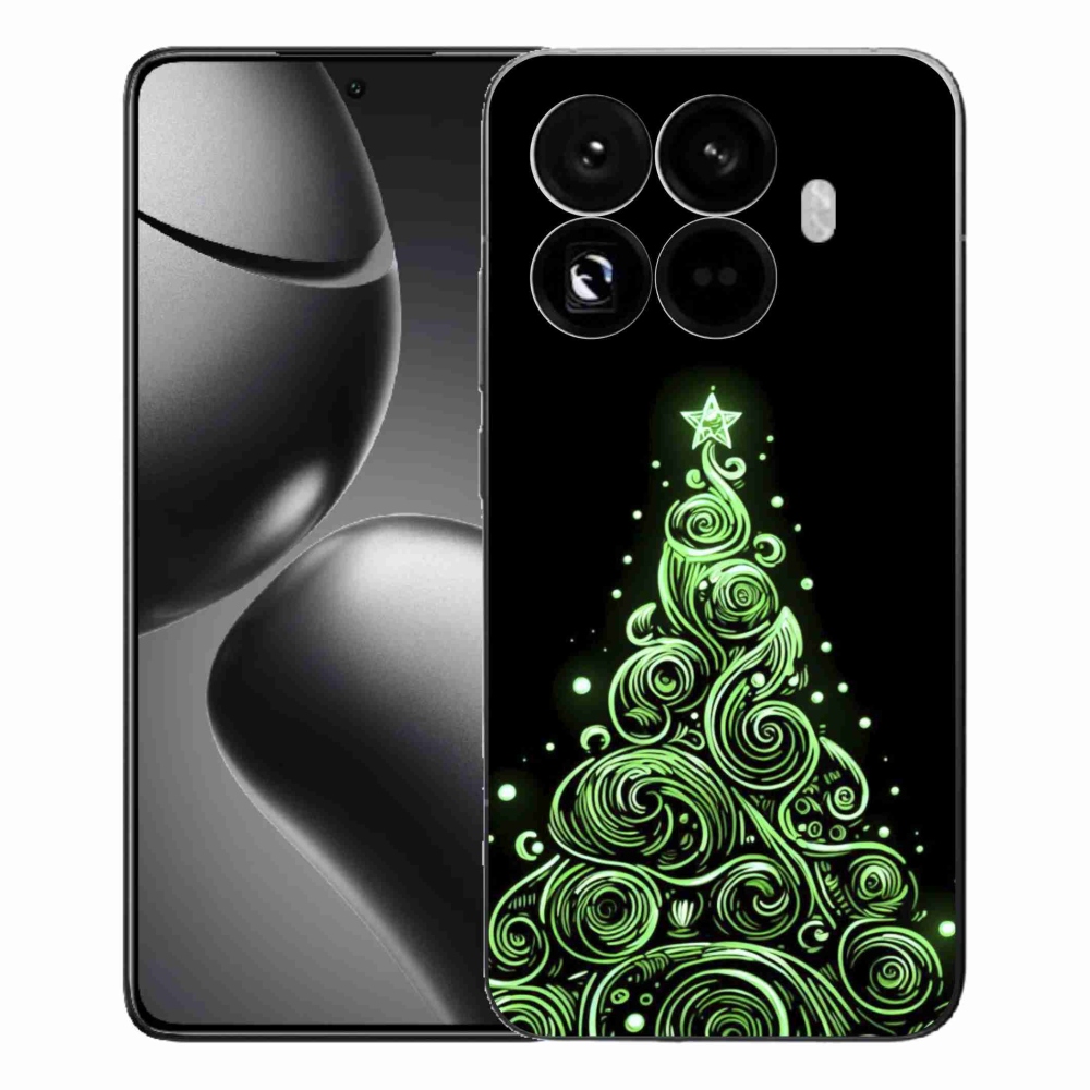 Gélový kryt mmCase na Xiaomi 15T Pro - neónový vianočný stromček 3