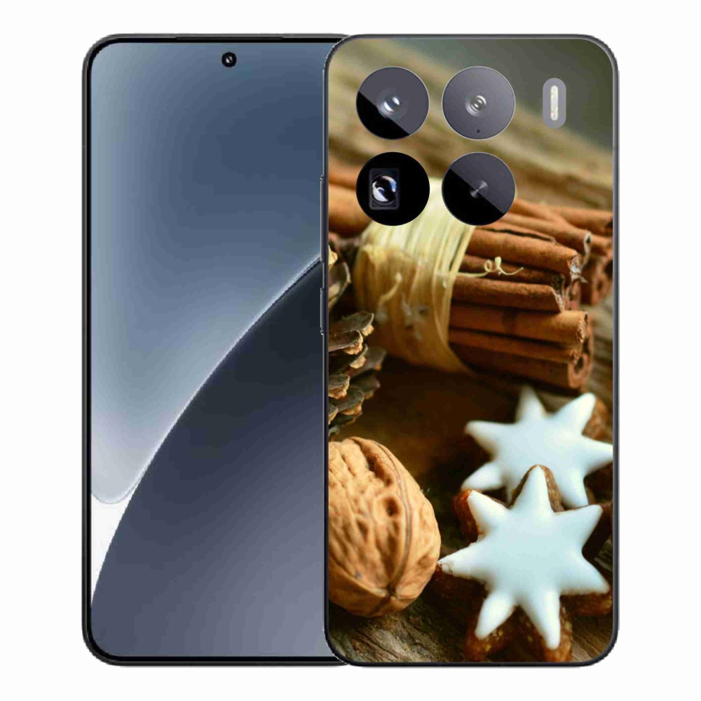 Gélový kryt mmCase na Xiaomi 15 Pro - škorica a perníčky