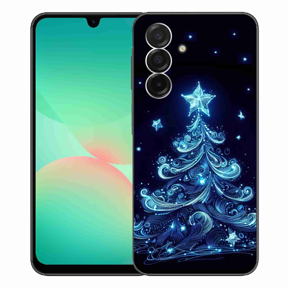 Gélový kryt mmCase na Samsung Galaxy A26 5G - neónový vianočný stromček 4