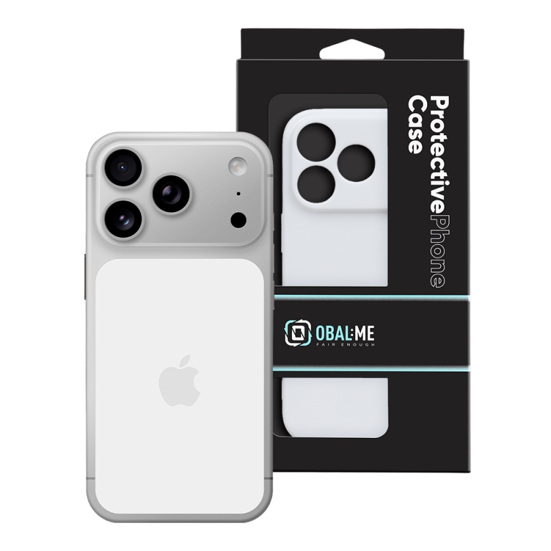 OBAL:ME Lesklé puzdro pre Apple iPhone 18 Pro, biele