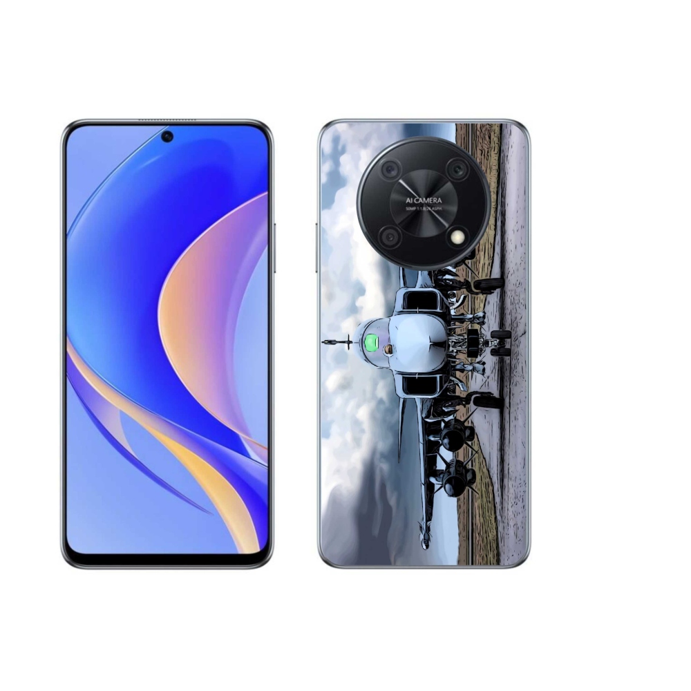 Gélový kryt mmCase na Huawei Nova Y90 - vojenské lietadlo