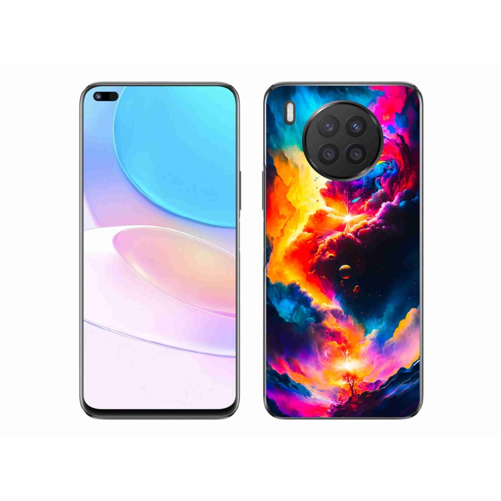 Gelový kryt mmCase na Huawei Nova 8i - abstraktní motiv