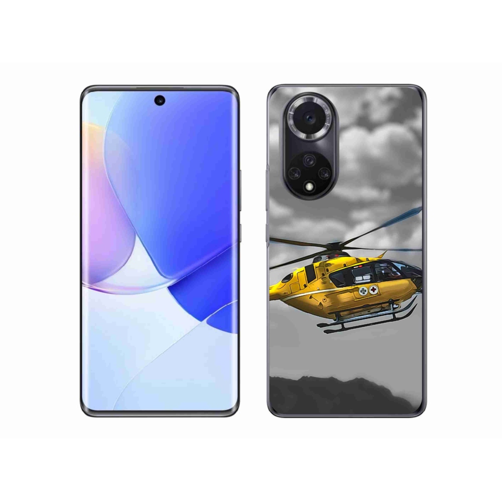 Gélový kryt mmCase na Huawei Nova 9 - žltá helikoptéra